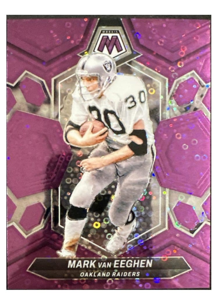2024 Panini Mosaic Base Set Mark van Eeghen #250 card