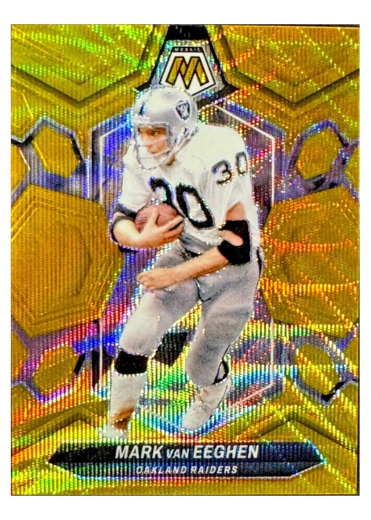 2024 Panini Mosaic Base Set Mark van Eeghen #250 card
