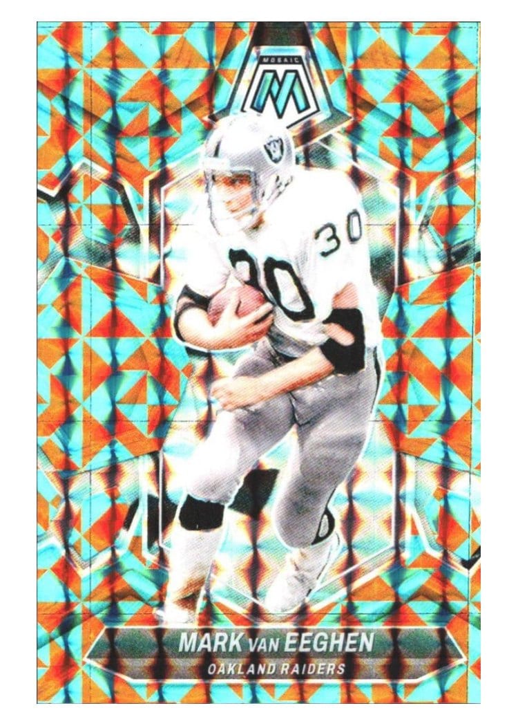 2024 Panini Mosaic Base Set Mark van Eeghen #250 card