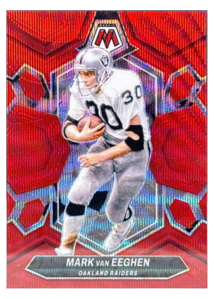 2024 Panini Mosaic Base Set Mark van Eeghen #250 card