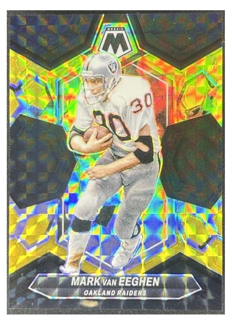 2024 Panini Mosaic Base Set Mark van Eeghen #250 card