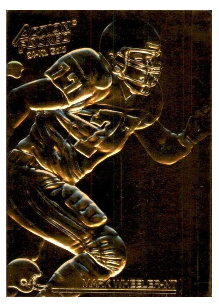 1992 Action Packed Rookie Update Mark Wheeler #44 card
