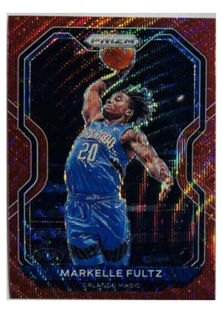 2020-21 Panini Prizm Base Set Markelle Fultz Ruby Wave Prizm #229 card