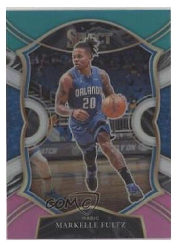 2020-21 Panini Select Base Set Markelle Fultz Teal White Pink #52 card