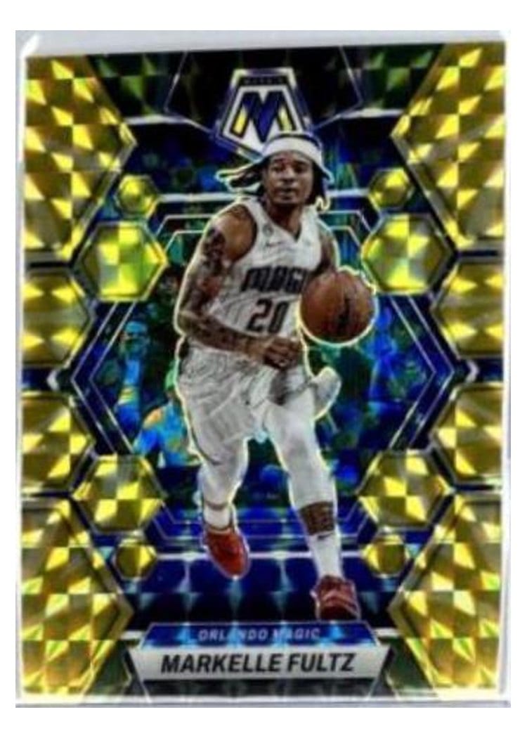 2022-23 Panini Mosaic Base Set Markelle Fultz Reactive Yellow #96 card