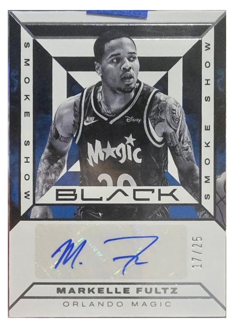 2023-24 Panini Black Smoke Show Signatures Markelle Fultz #SSS-MF card