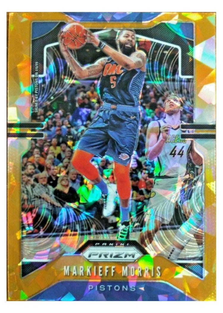 2019-20 Panini Prizm Base Set Markieff Morris Orange Ice Prizm #245 card