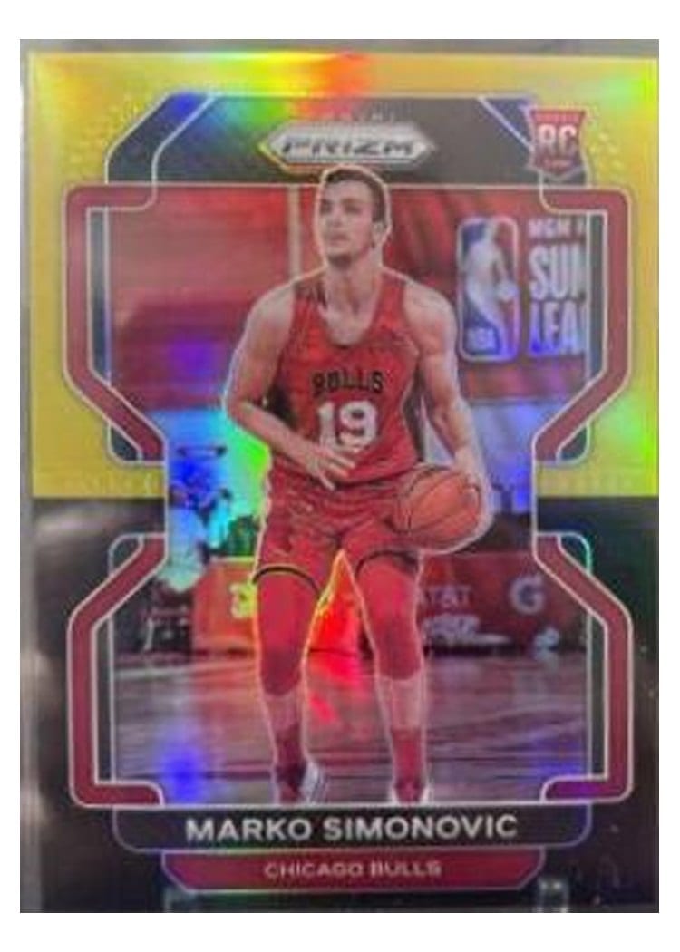 2021-22 Panini Prizm Base Set Marko Simonovic #166 card