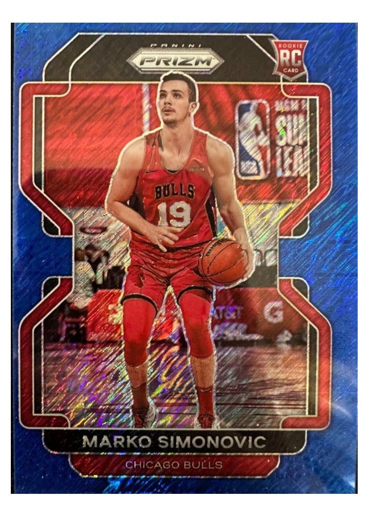 2021-22 Panini Prizm Base Set Marko Simonovic #166 card