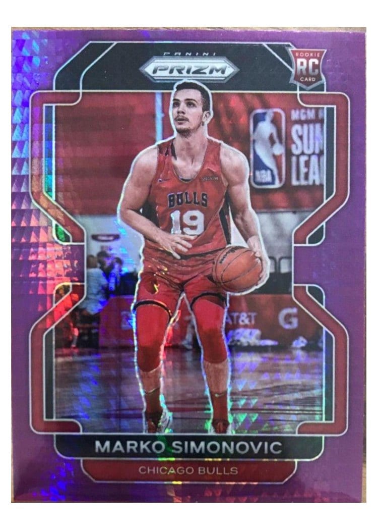 2021-22 Panini Prizm Base Set Marko Simonovic #166 card