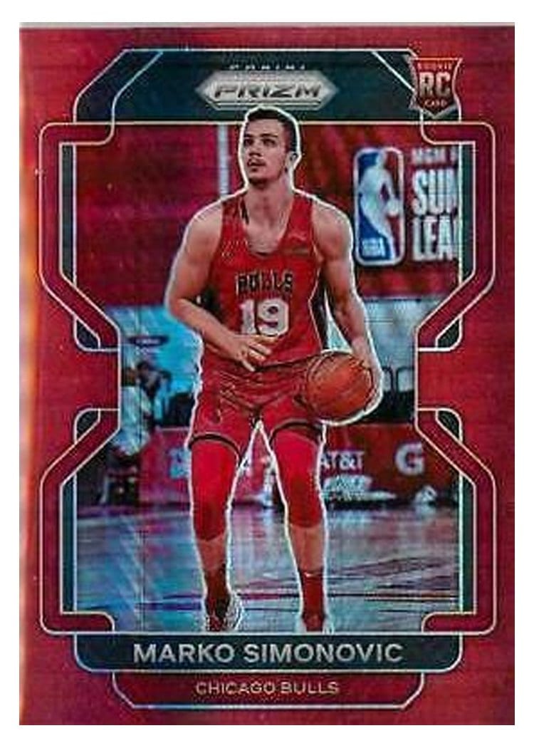2021-22 Panini Prizm Base Set Marko Simonovic #166 card