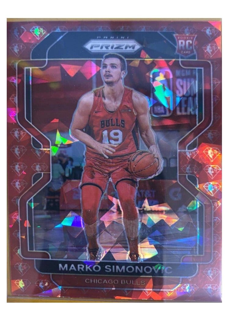 2021-22 Panini Prizm Base Set Marko Simonovic #166 card