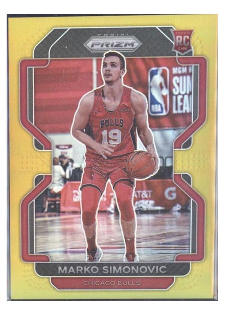 2021-22 Panini Prizm Base Set Marko Simonovic #166 card