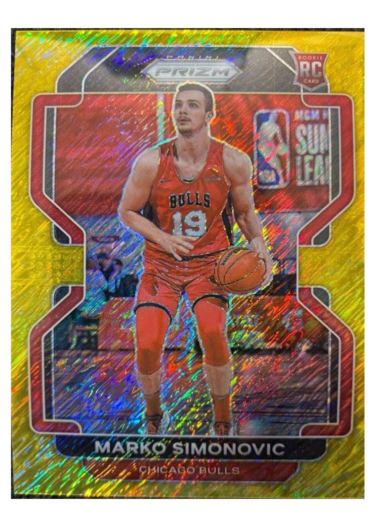 2021-22 Panini Prizm Base Set Marko Simonovic #166 card