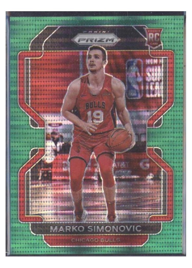 2021-22 Panini Prizm Base Set Marko Simonovic #166 card
