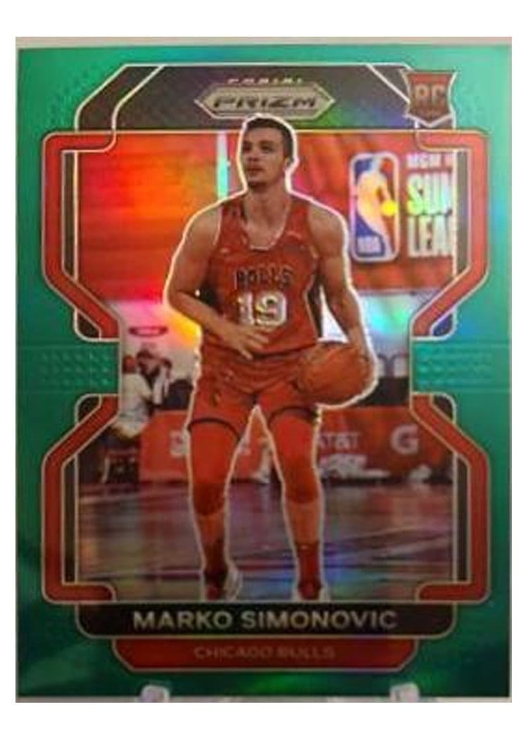 2021-22 Panini Prizm Base Set Marko Simonovic #166 card