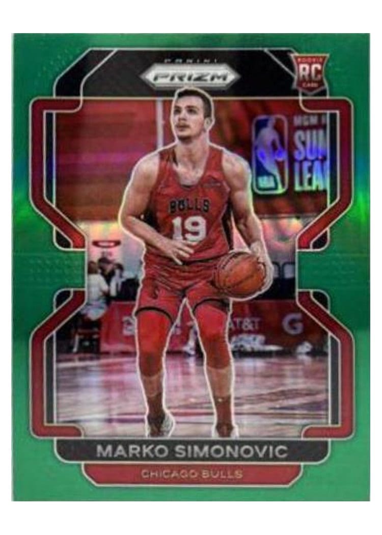 2021-22 Panini Prizm Base Set Marko Simonovic #166 card
