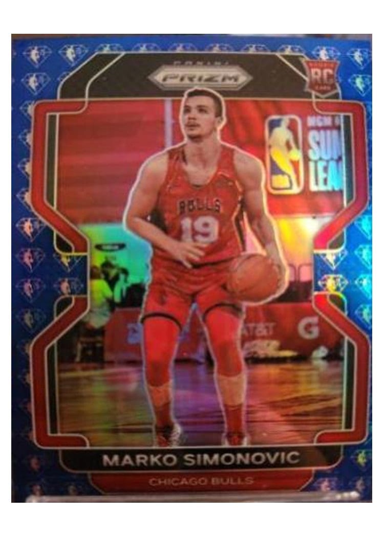 2021-22 Panini Prizm Base Set Marko Simonovic #166 card