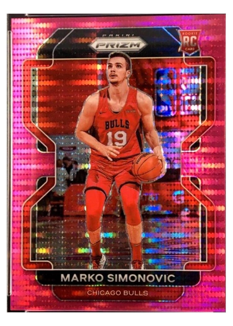 2021-22 Panini Prizm Base Set Marko Simonovic #166 card