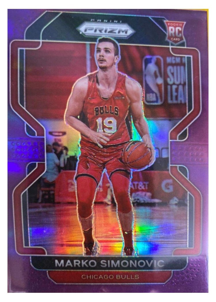 2021-22 Panini Prizm Base Set Marko Simonovic #166 card