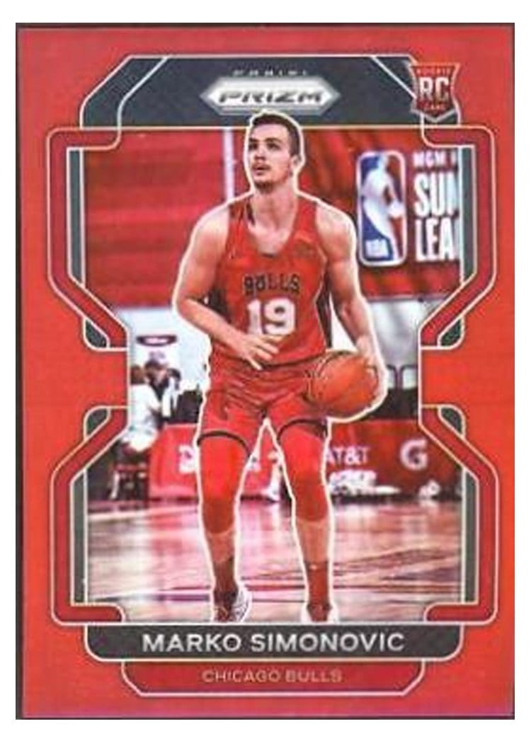 2021-22 Panini Prizm Base Set Marko Simonovic #166 card