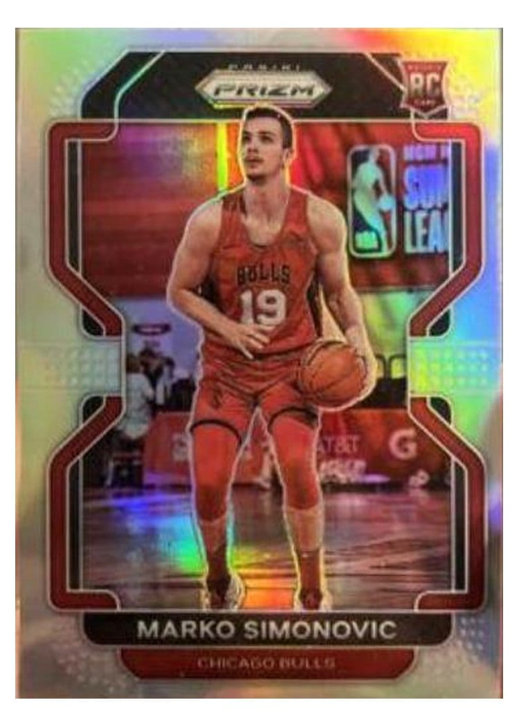 2021-22 Panini Prizm Base Set Marko Simonovic #166 card