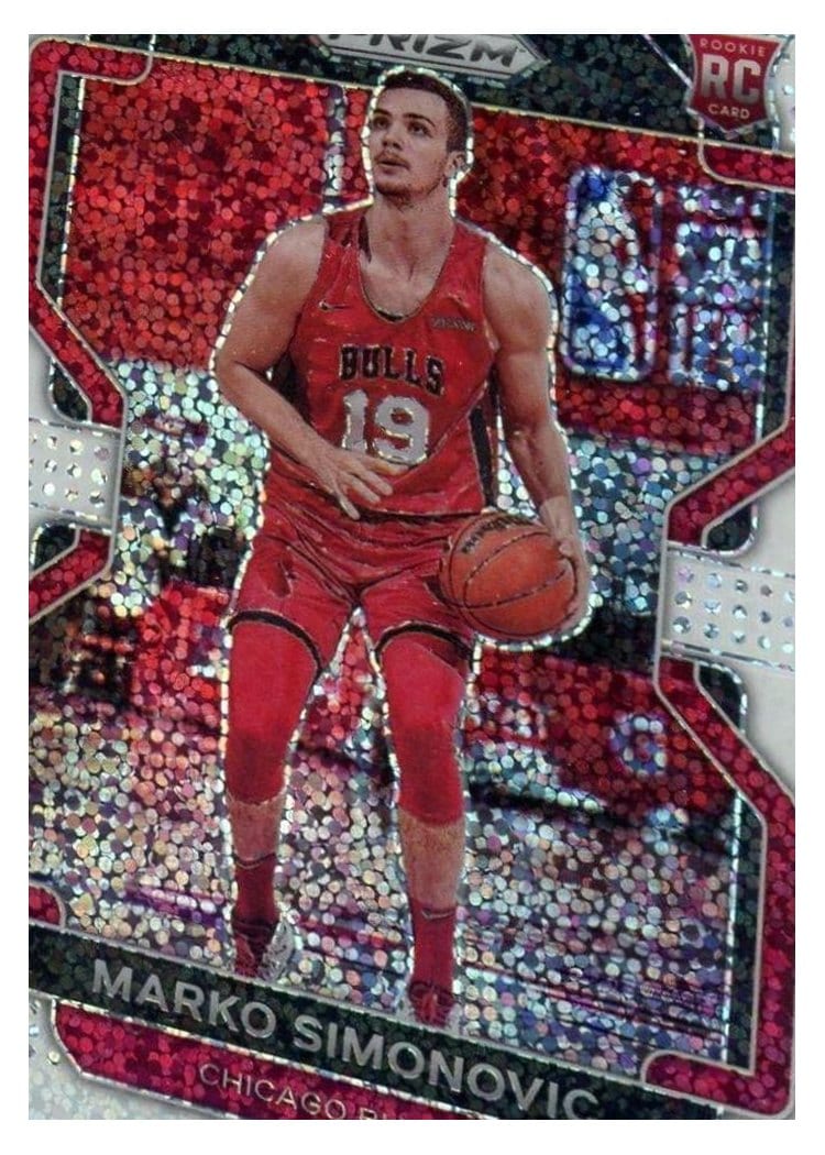 2021-22 Panini Prizm Base Set Marko Simonovic #166 card