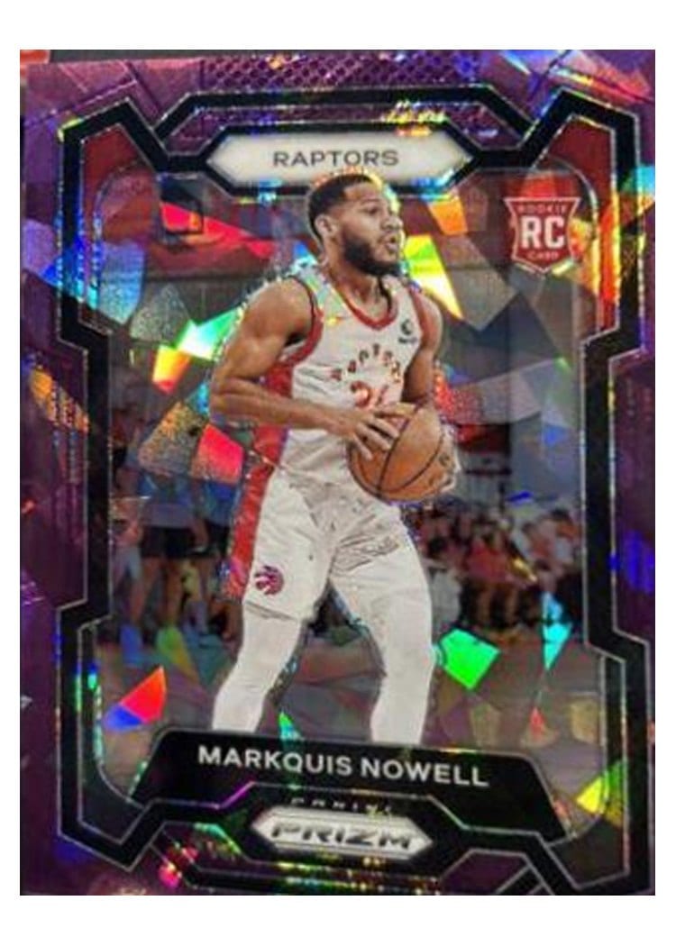 2023-24 Panini Prizm Base Set Markquis Nowell Purple Ice #300 card