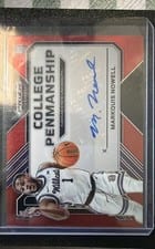 2023 Panini Prizm Draft Picks College Penmanship Markquis Nowell #CP-MNW card