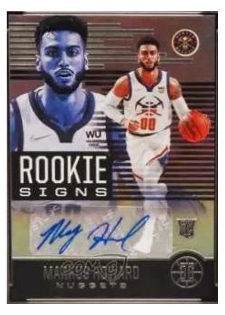 2020-21 Panini Illusions Rookie Signs Markus Howard #RS-MHW card