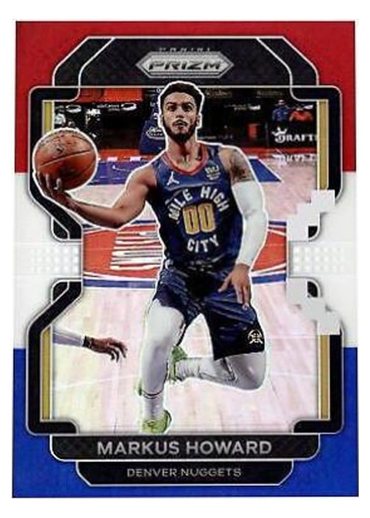 2021-22 Panini Prizm Base Set Markus Howard #218 card
