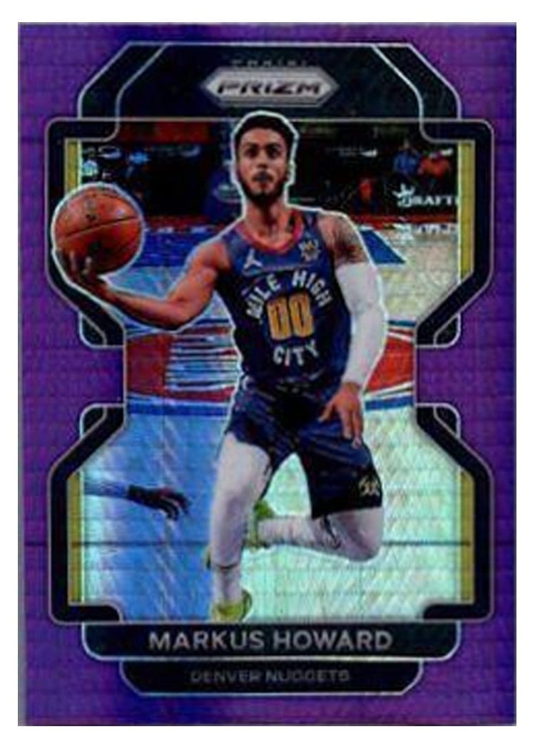 2021-22 Panini Prizm Base Set Markus Howard #218 card