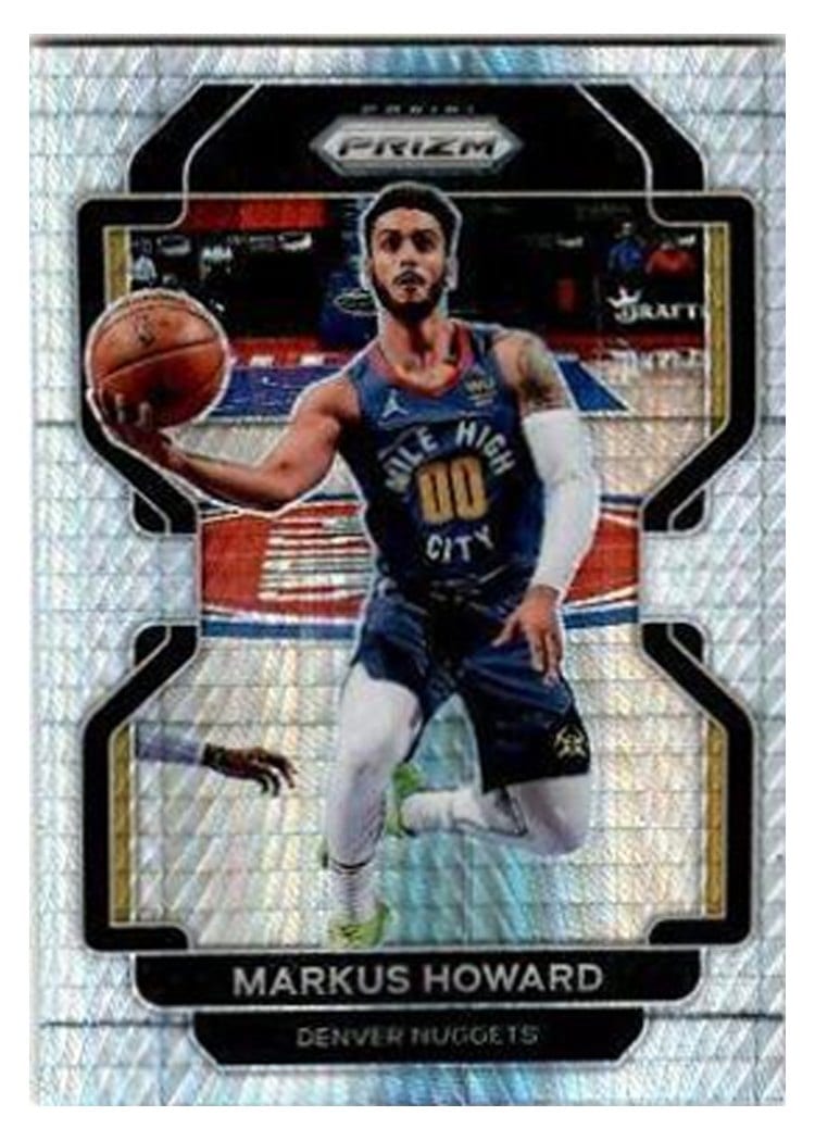 2021-22 Panini Prizm Base Set Markus Howard #218 card