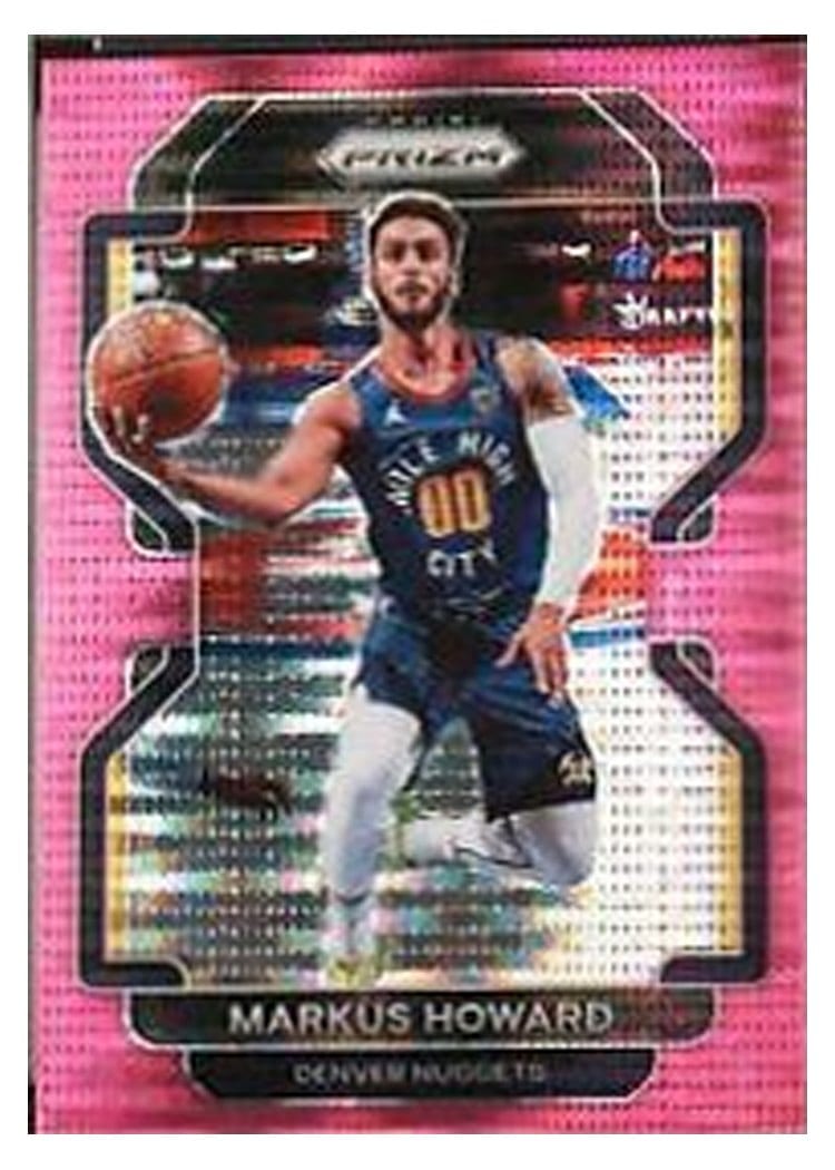 2021-22 Panini Prizm Base Set Markus Howard Pink Pulsar Prizm #218 card