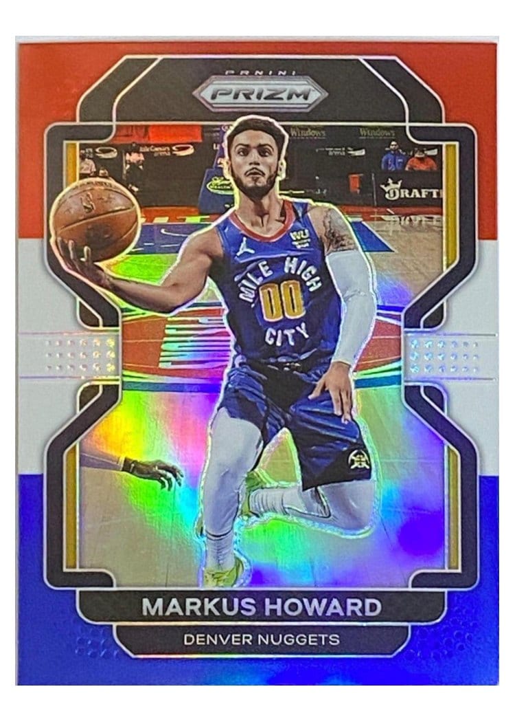 2021-22 Panini Prizm Base Set Markus Howard #218 card