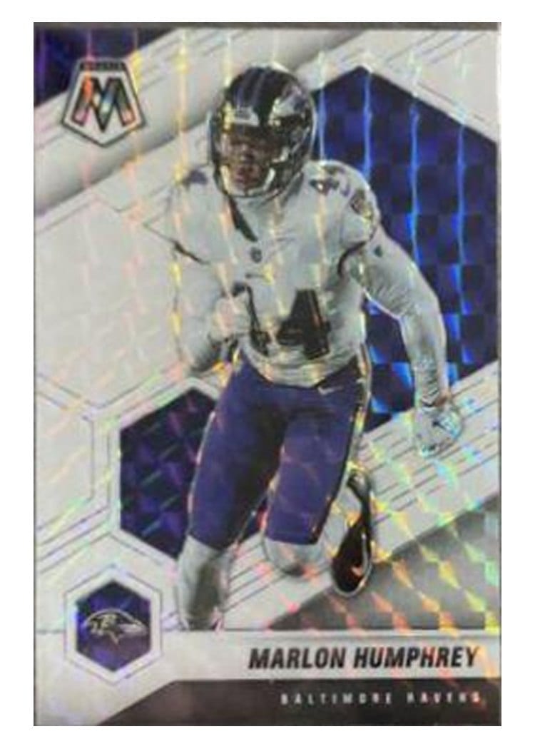 2021 Panini Mosaic Base Set Marlon Humphrey White Mosaic #24 card