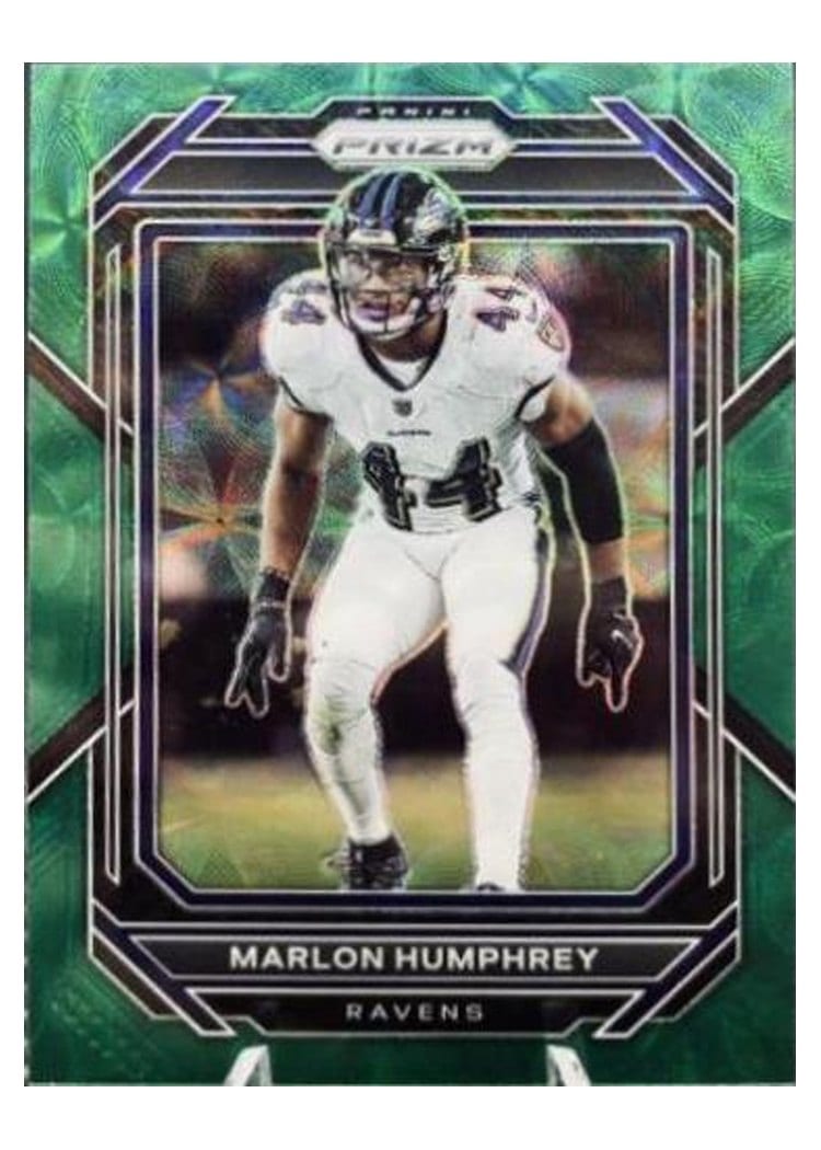 2022 Panini Prizm Base Set Marlon Humphrey Green Scope #24 card