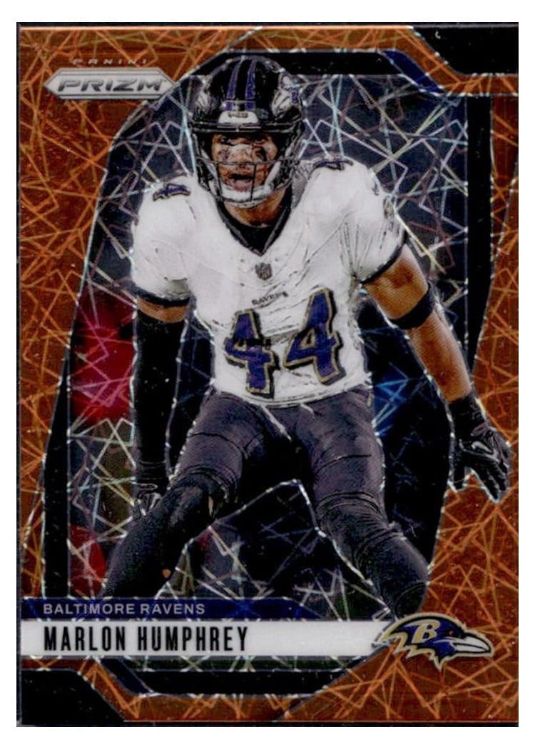 2024 Panini Prizm Base Set Marlon Humphrey Orange Lazer #24 card