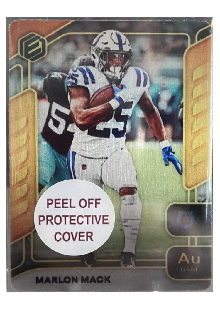 2020 Panini Elements Base Set Marlon Mack #28 card