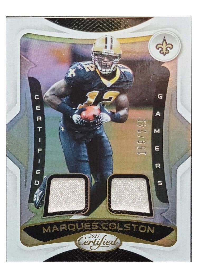 2021 Panini Certified Certified Gamers Mirror Marques Colston #14 card