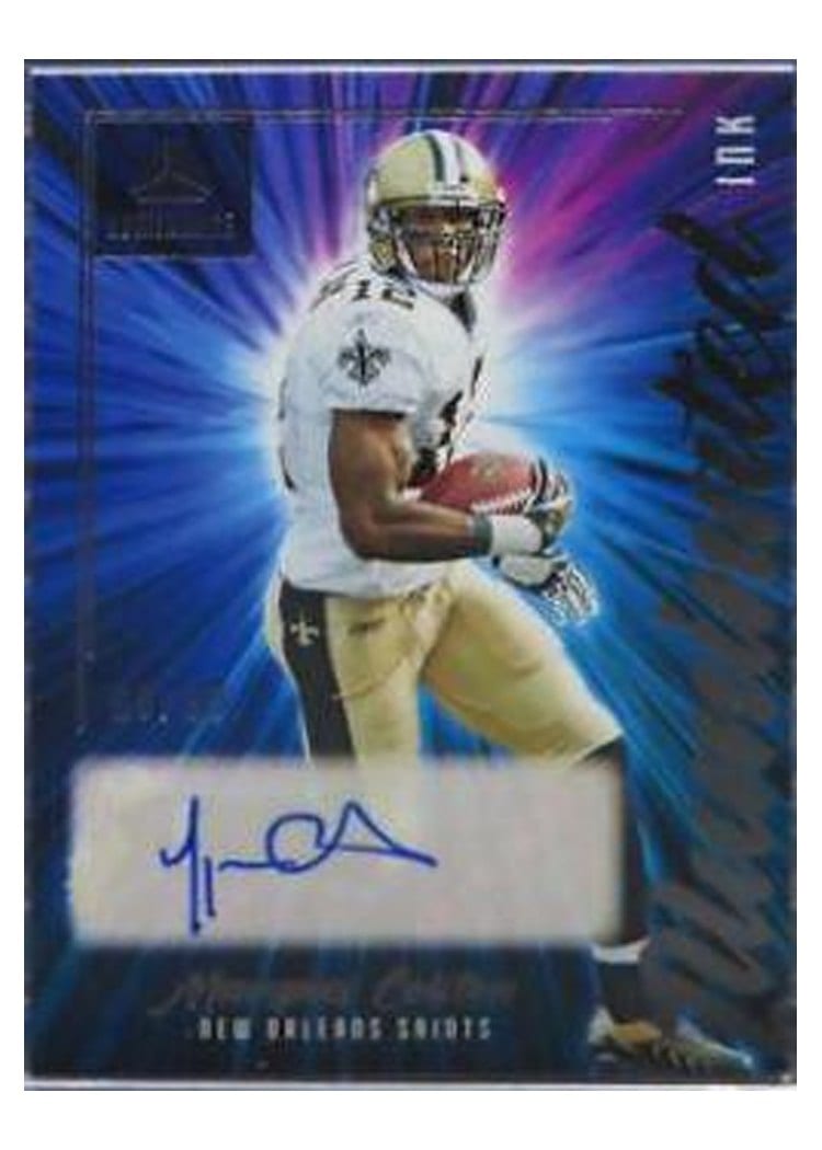 2022 Panini Luminance Illuminated Ink Marques Colston #ILL-MAC card