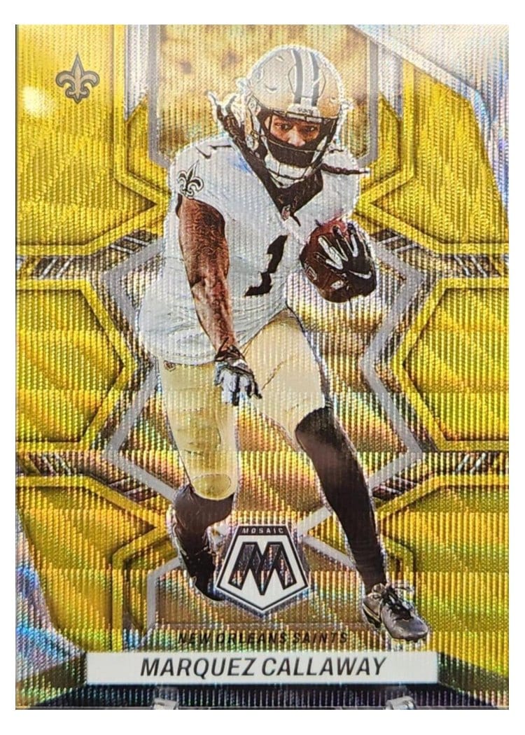 2022 Panini Mosaic Base Set Marquez Callaway #141 card