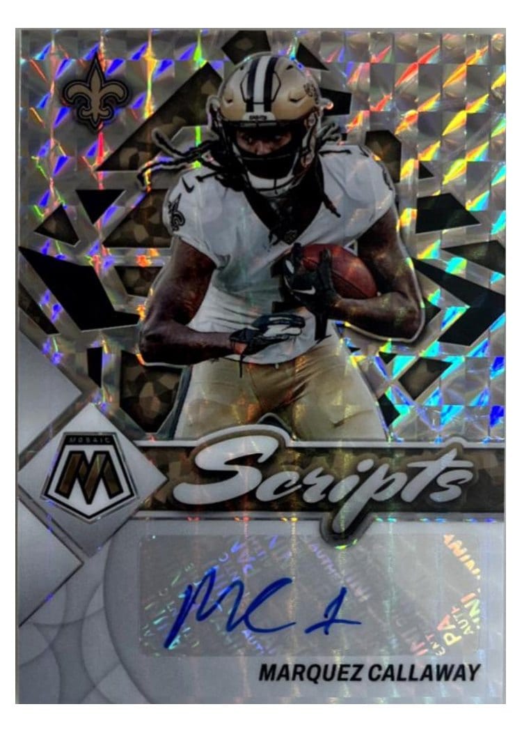 2022 Panini Mosaic Scripts Marquez Callaway #S-MC card