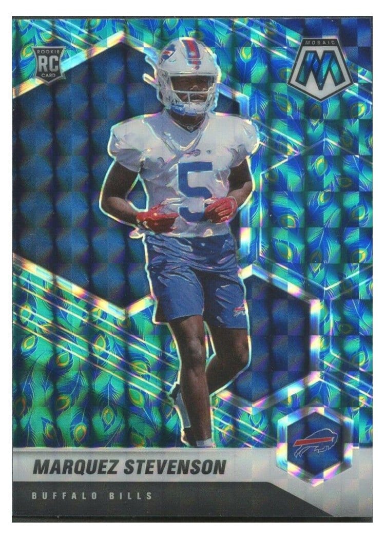 2021 Panini Mosaic Base Set Marquez Stevenson #390 card