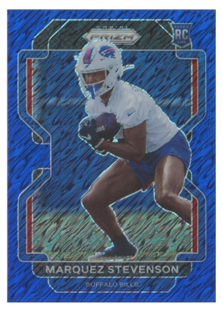 2021 Panini Prizm Base Set Marquez Stevenson #407 card