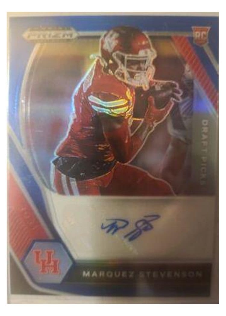 2021 Panini Prizm Base Set Marquez Stevenson #407 card