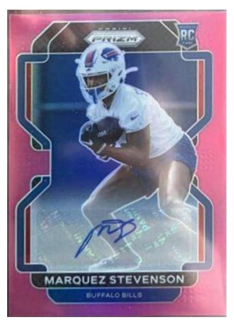 2021 Panini Prizm Base Set Marquez Stevenson #407 card