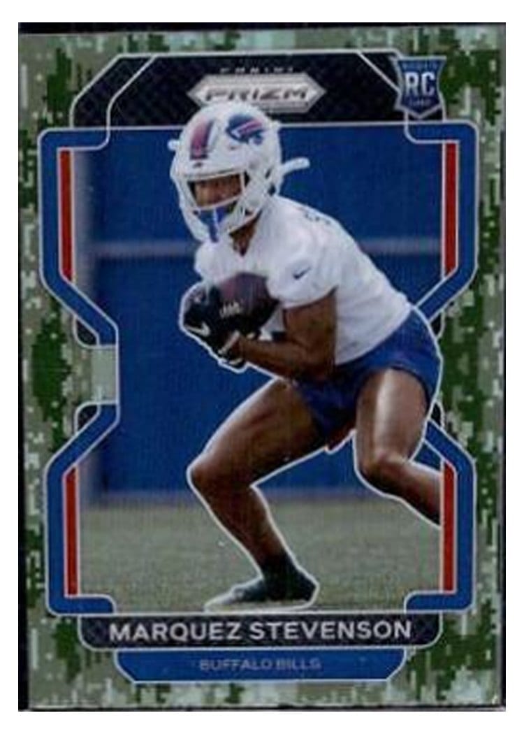 2021 Panini Prizm Base Set Marquez Stevenson #407 card