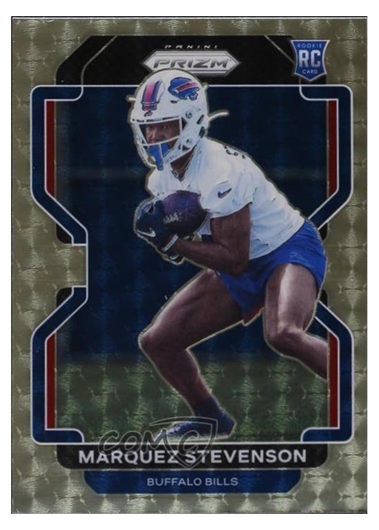 2021 Panini Prizm Base Set Marquez Stevenson #407 card