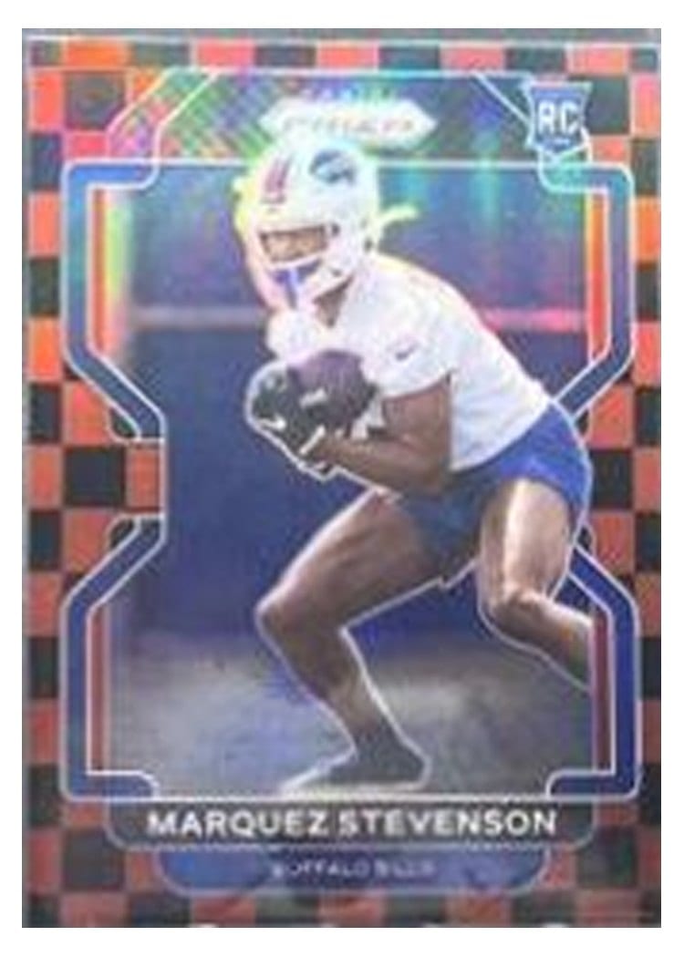 2021 Panini Prizm Base Set Marquez Stevenson #407 card